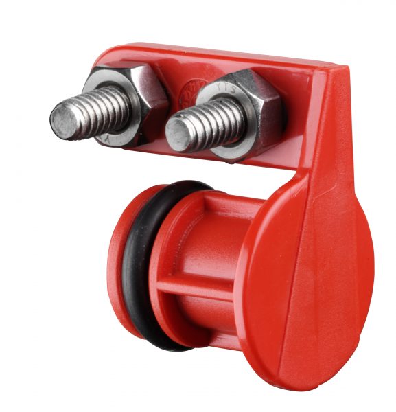 SEALING PLUG FOR MID LINE PRESSURE REGULATOR W/ BOLT AND NUT COM